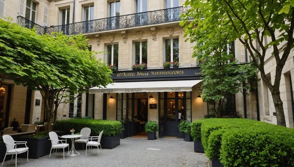 Hôtel des marronniers à paris : un havre de paix avec jardin secret
